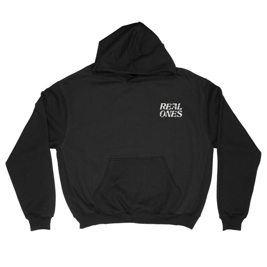 REAL ONES Black Logo Hooidie